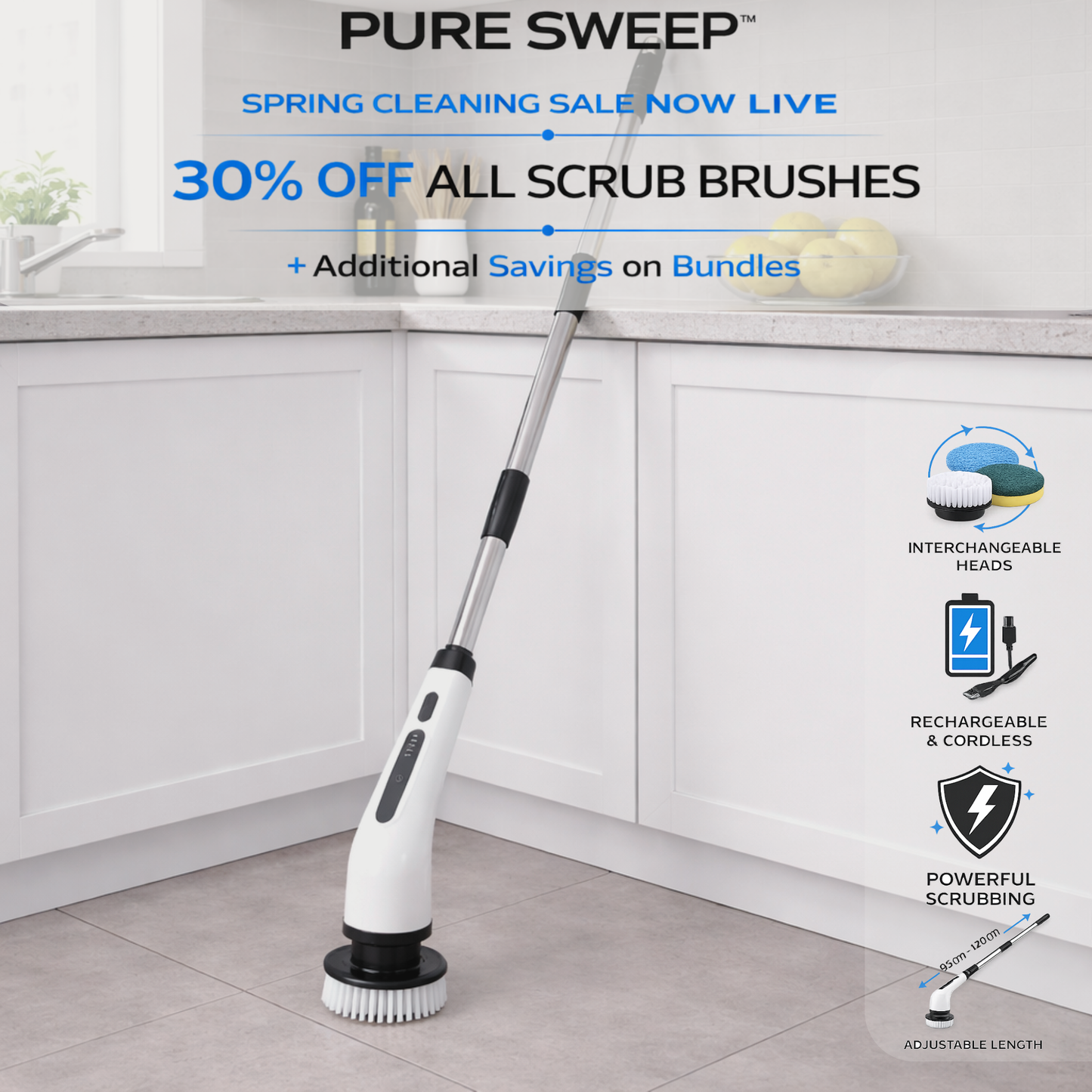 PureSweep™ Electric Power Scrubber